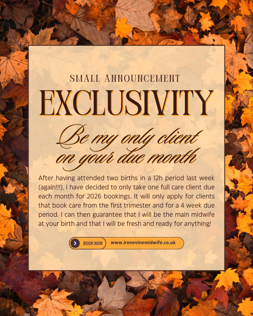 Exclusive midwifery care